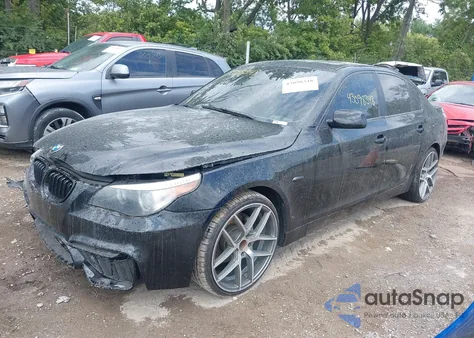 2006 BMW 530I из США, поврежденный, VIN WBANE73526CM42791